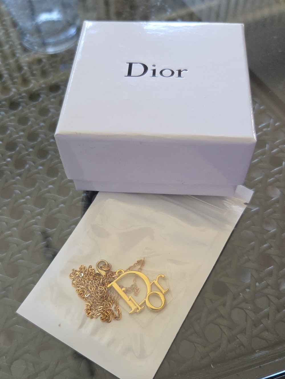 Dior Beauty Gold Necklace